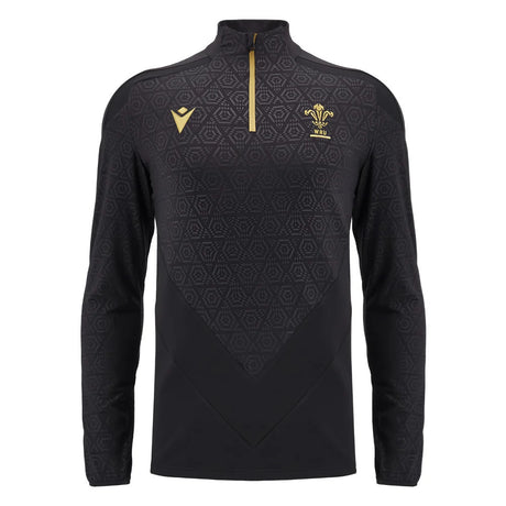 2024-2025 Wales WRU Rugby Anthem Jacket (Black) - Kids_0