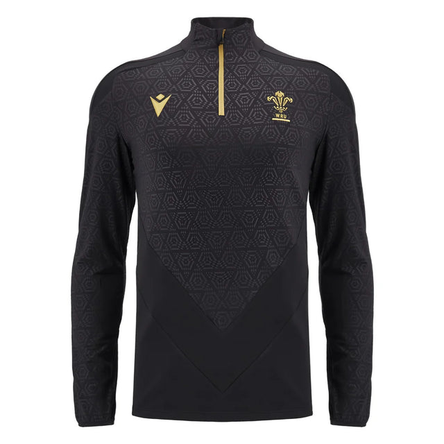 2024-2025 Wales WRU Rugby Anthem Jacket (Black) - Kids_0