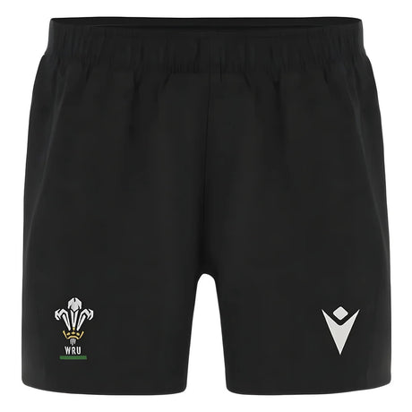2024-2025 Wales Rugby Training Shorts (Black)_0