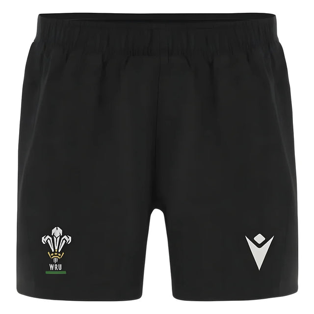 2024-2025 Wales Rugby Training Shorts (Black)_0