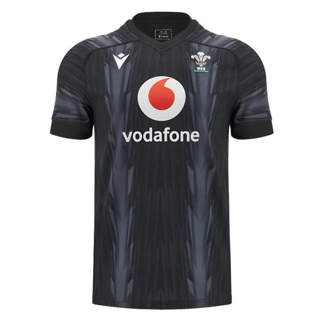 2024-2025 Wales WRU Rugby Training Jersey (Black)_0