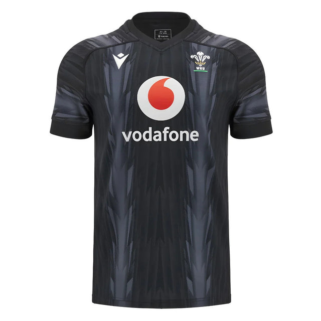 2024-2025 Wales WRU Rugby Training Jersey (Black)_0