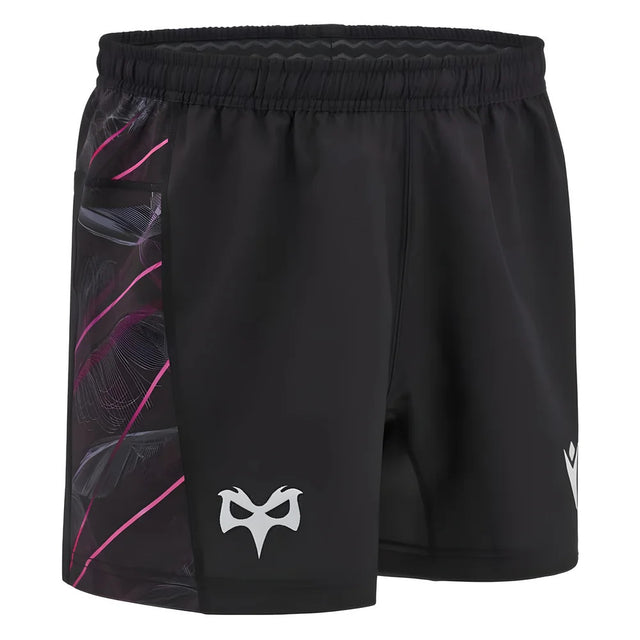 2024-2025 Ospreys Rugby Home Shorts (Black)_1