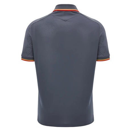 2024-2025 Wales WRU Rugby Travel Polo Shirt (Anthracite) - Kids_1