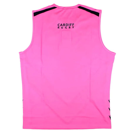 2024-2025 Cardiff Blues Rugby Sleeveless Training Shirt (Pink)_1