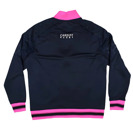 2024-2025 Cardiff Blues Rugby Warmup Anthem Jacket (Navy)_1