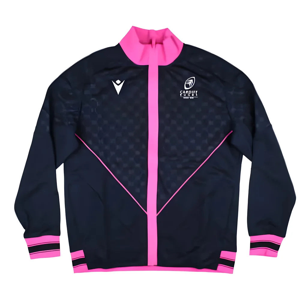 2024-2025 Cardiff Blues Rugby Warmup Anthem Jacket (Navy)_1