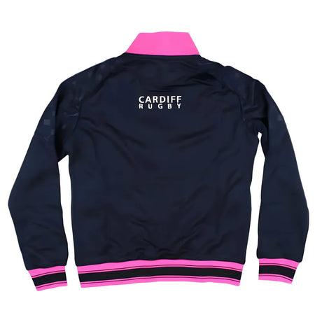 2024-2025 Cardiff Blues Warm Up Anthem Jacket (Navy) - Kids_1