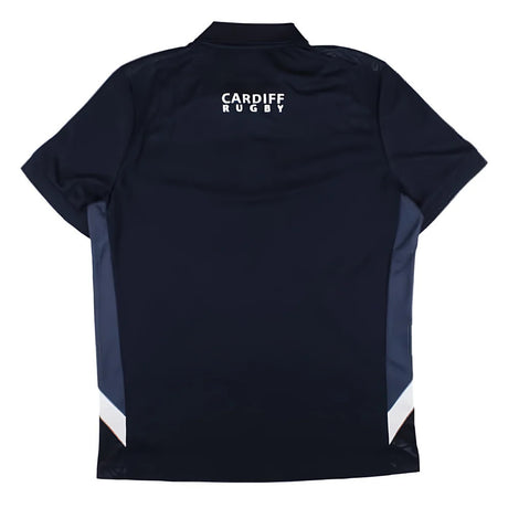 2024-2025 Cardiff Blues Rugby Travel Polo Shirt (Navy)_1
