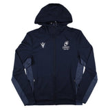 2024-2025 Cardiff Blues Rugby Travel 3D Full Zip Fleece Hoody (Navy)_0