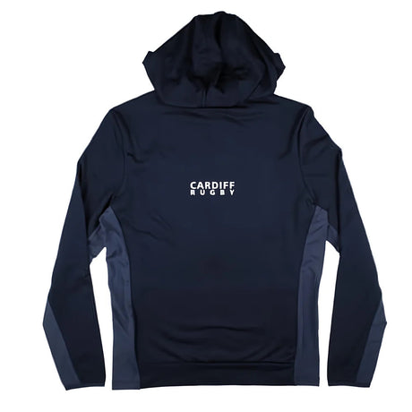 2024-2025 Cardiff Blues Rugby Travel 3D Full Zip Fleece Hoody (Navy)_1