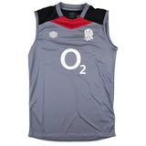 2024-2025 England Rugby Sleeveless Jersey O2 (Grey) - Kids_0