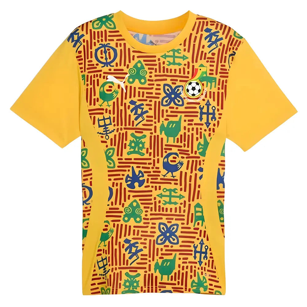 2024-2025 Ghana Pre-Match SS Jersey (Yellow)_0