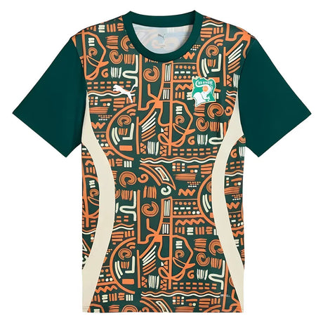 2024-2025 Ivory Coast Prematch SS Jersey (Dark Myrtle)_0