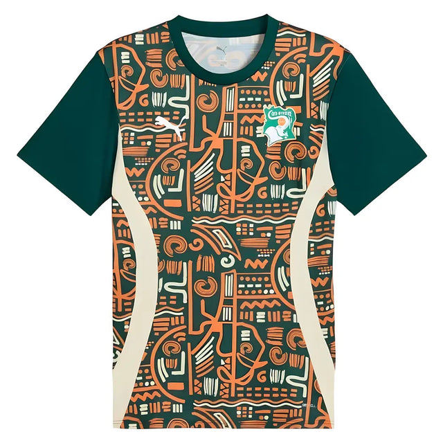 2024-2025 Ivory Coast Prematch SS Jersey (Dark Myrtle)_0