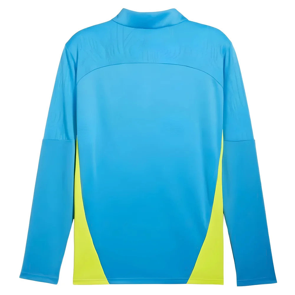 2024-2025 Man City Training 1/4 Zip Top (Magic Blue)_1