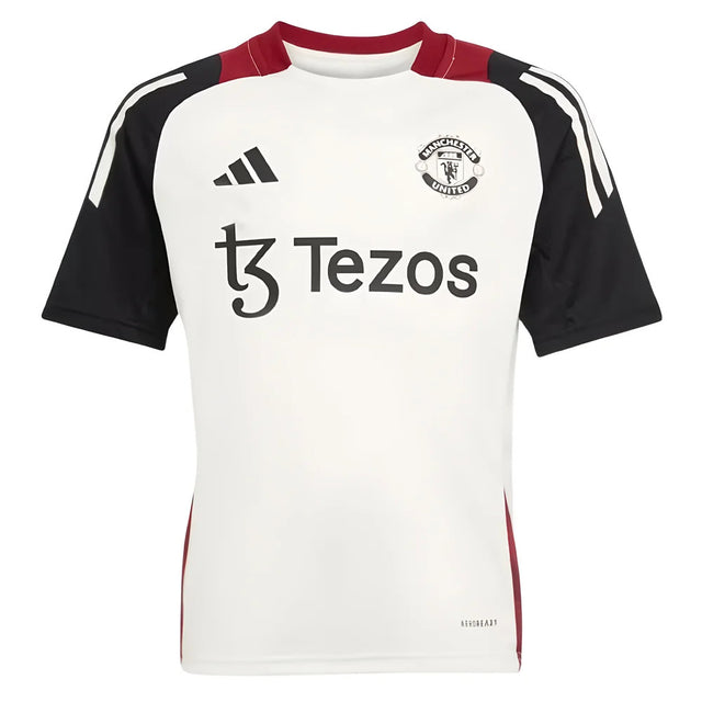 2024-2025 Man Utd Training Jersey (Off White) - Kids_0
