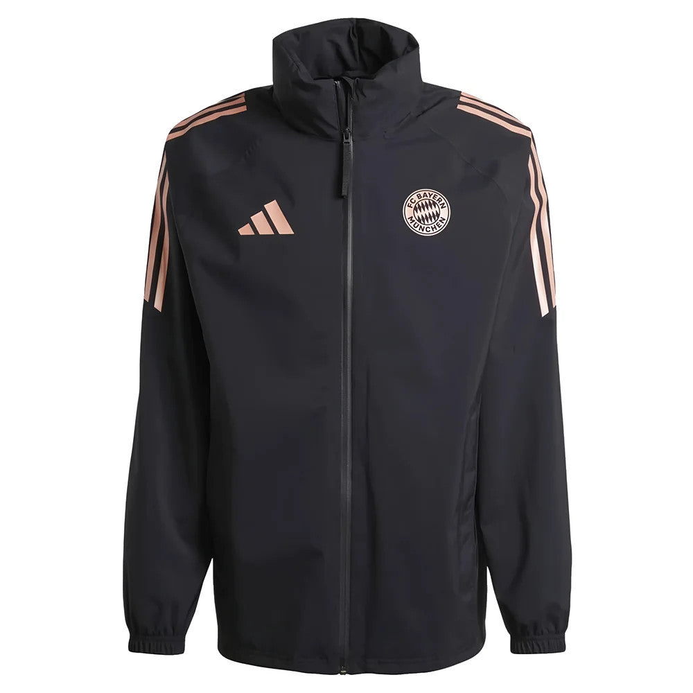 2024-2025 Bayern Munich Rain Jacket (Black)_0