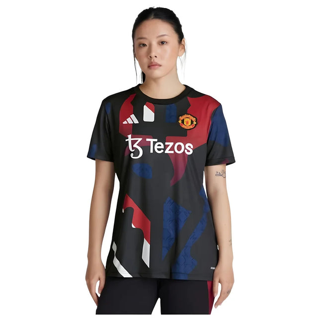 2024-2025 Man Utd Pre-Match Shirt (Black) - Womens_2