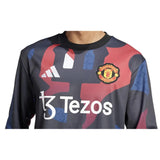 2024-2025 Man Utd Pre-Match Warm Up Top (Black)_1