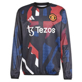 2024-2025 Man Utd Pre-Match Warm Up Top (Black)_0