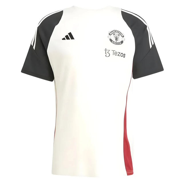 2024-2025 Man Utd Training Tee (Off White)_0
