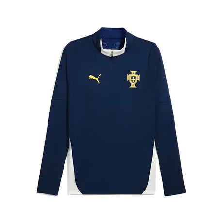 2025-2026 Portugal Training 1/4 Zip Top (Persian Blue)_1