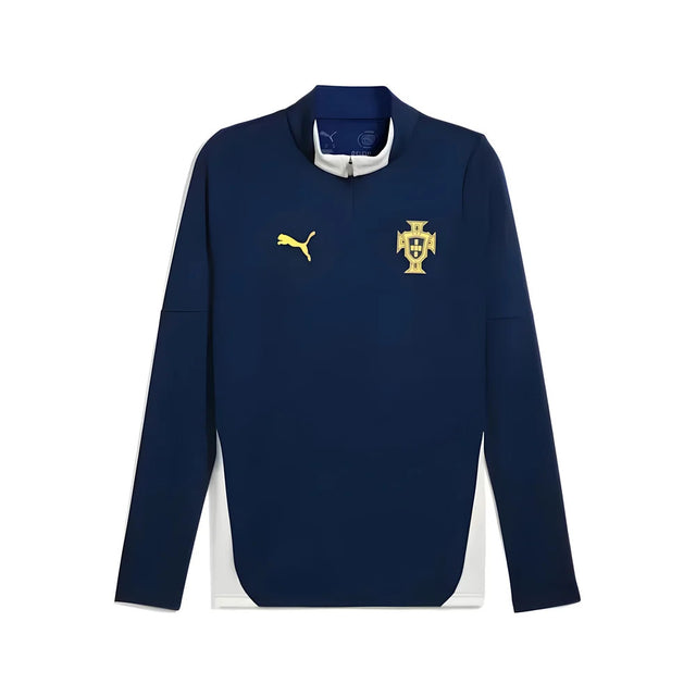2025-2026 Portugal Training 1/4 Zip Top (Persian Blue)_1