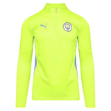 2024-2025 Man City Training 1/4 Zip Top (Yellow Glow)_1