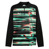 2025-2026 Portugal Prematch 1/4 Zip Top (Black)_1