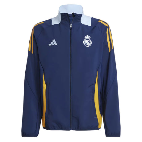 2024-2025 Real Madrid Presentation Jacket (Navy) - Kids_0