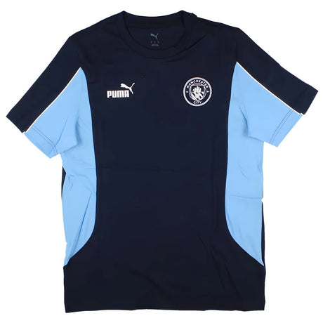 2024-2025 Man City FtblArchive Tee (Navy)_0