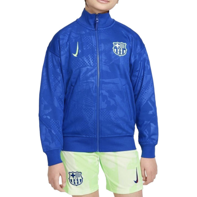 2025-2026 Barcelona Academy Pro Third Anthem Jacket (Blue) - Kids_0