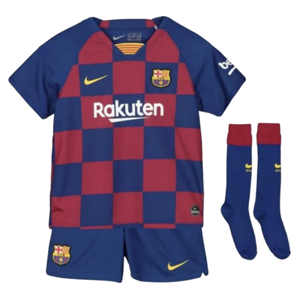 2019-2020 Barcelona Little Boys Home Kit_0