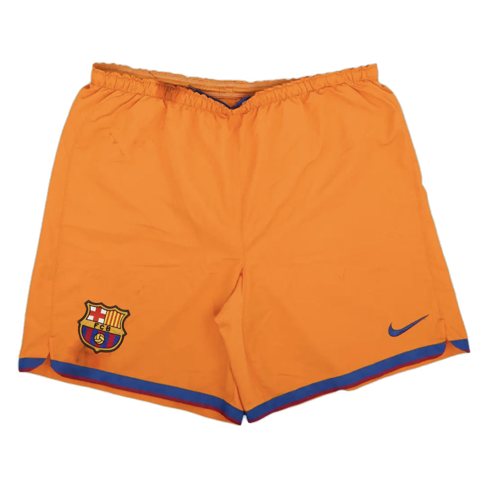 2006-2007 Barcelona Away Shorts (Orange)_0