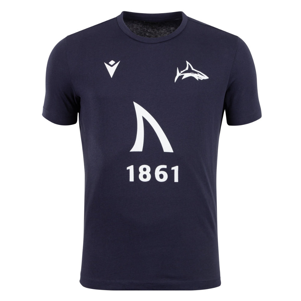 2025-2026 Sale Sharks Travel Shirt (Navy)_0