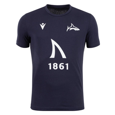 2025-2026 Sale Sharks Travel Shirt (Navy)_0