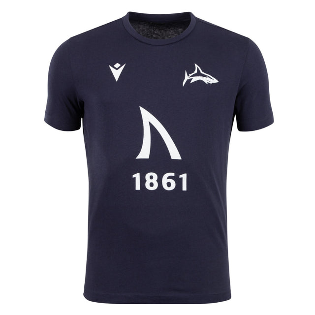 2025-2026 Sale Sharks Travel Shirt (Navy)_0