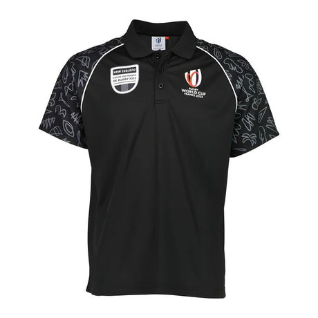 Rugby World Cup 2023 New Zealand Polo - Black_1